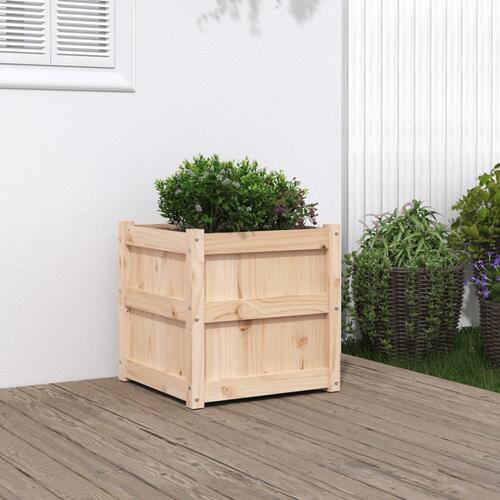 Plantekasse 50x50x50 cm massivt fyrretræ