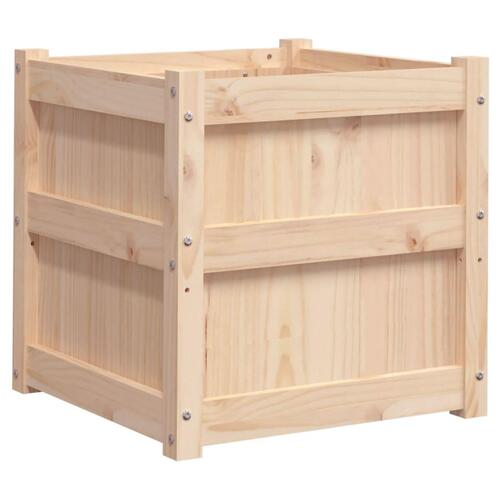 Plantekasse 50x50x50 cm massivt fyrretræ