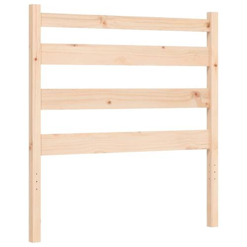 Sengeramme uden madras 100x200 cm massivt fyrretræ