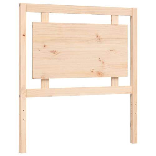 Sengeramme uden madras 100x200 cm massivt fyrretræ