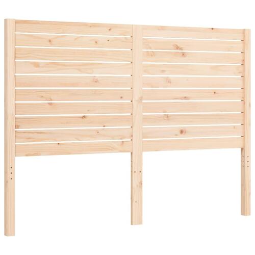 Sengeramme uden madras 140x190 cm massivt fyrretræ