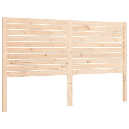 Sengeramme uden madras 160x200 cm massivt fyrretræ