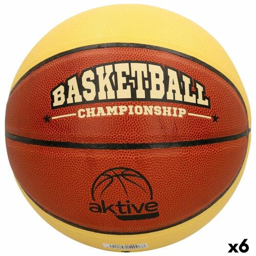 Basketball Aktive 5 Beige Orange PVC 6 enheder