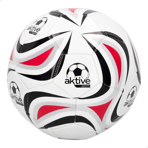 Fodbold Aktive 5 Ø 22 cm Hvid PVC (12 enheder)