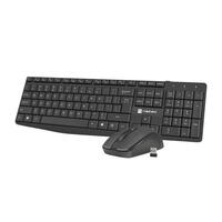 Tastatur og mus Natec NZB-1989 Sort QWERTY Qwerty US