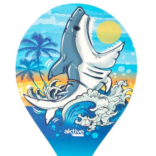 Strandpadler med bold Aktive Haj 19,5 x 38 cm (24 enheder)