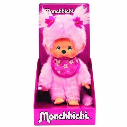 Bamse Bandai MONCHHICHI Pinky Pink (1 Dele)