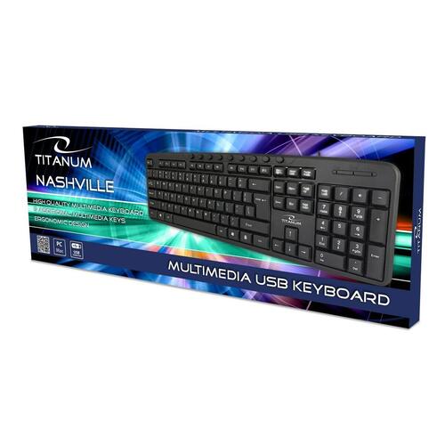 Tastatur Titanum TK111 Sort