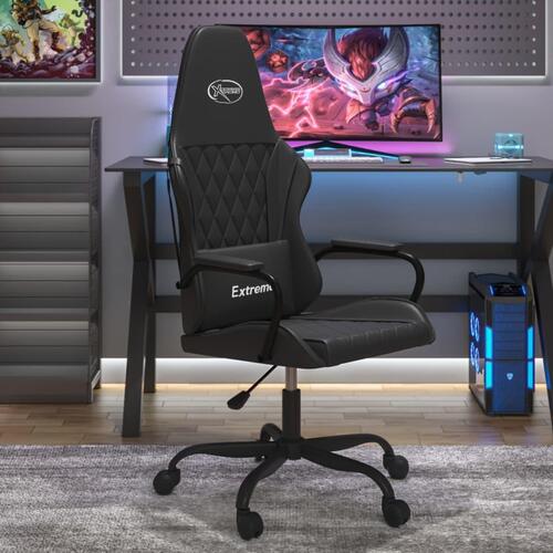 Gamingstol kunstlæder sort