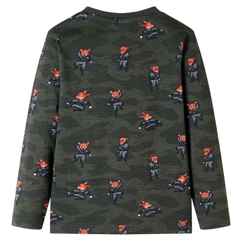 Pyjamas til børn str. 116 kakifarvet