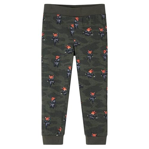 Pyjamas til børn str. 116 kakifarvet