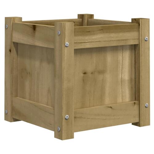Plantekasse 31x31x31 cm imprægneret fyrretræ