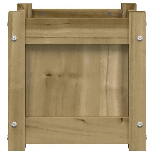 Plantekasse 31x31x31 cm imprægneret fyrretræ