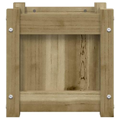 Plantekasse 31x31x31 cm imprægneret fyrretræ