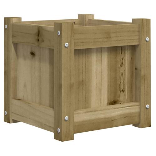 Plantekasse 31x31x31 cm imprægneret fyrretræ