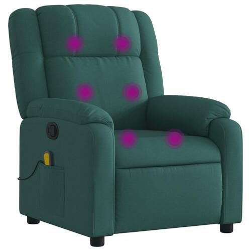 Massagestol stof mørkegrøn