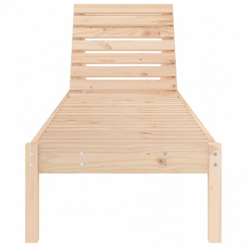 Liggestole 2 stk. 199,5x60x74 cm massivt fyrretræ