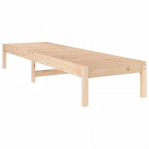 Liggestole 2 stk. 199,5x60x74 cm massivt fyrretræ