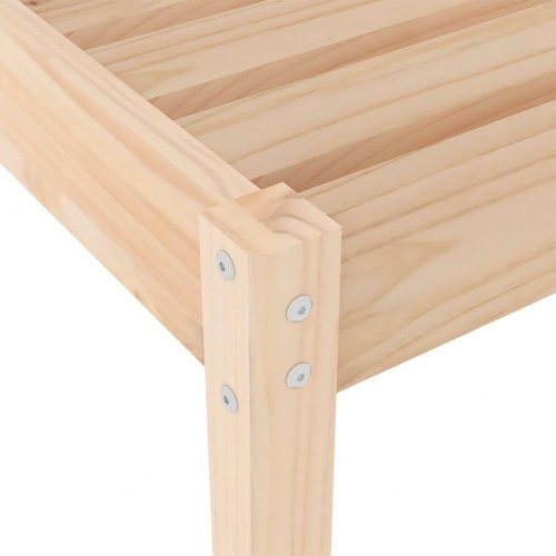 Liggestole 2 stk. 199,5x60x74 cm massivt fyrretræ