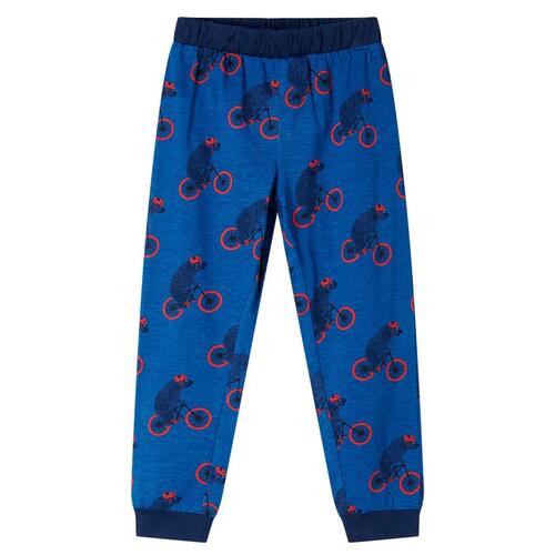 Pyjamas til børn str. 140 petroleumsblå