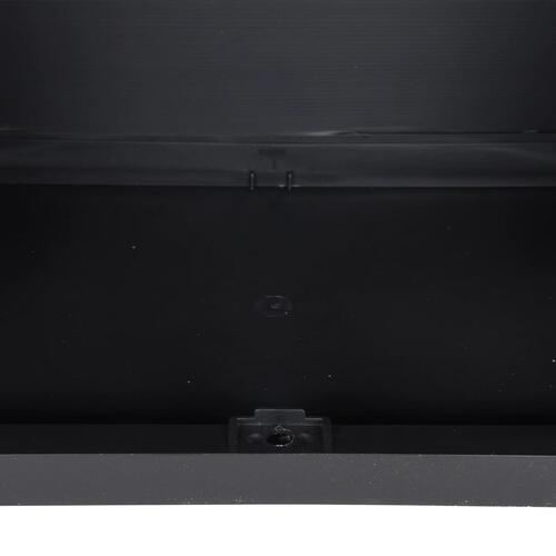 Haveskab 97x37x85 cm PP sort