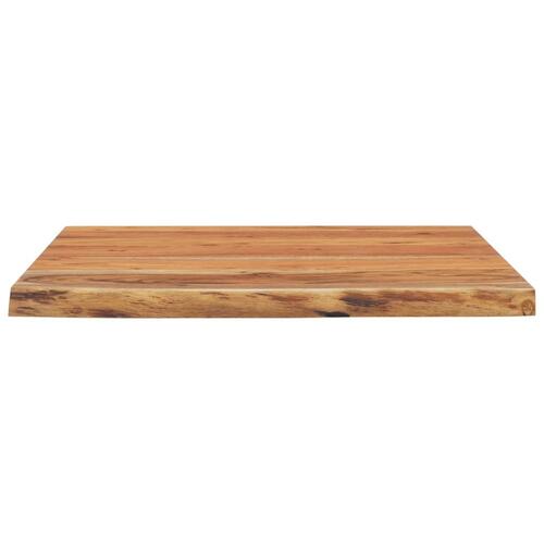 Skrivebordsplade 80x80x2,5 cm firkantet massivt akacietræ
