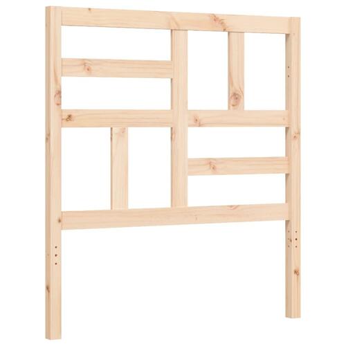 Sengeramme uden madras 100x200 cm massivt fyrretræ