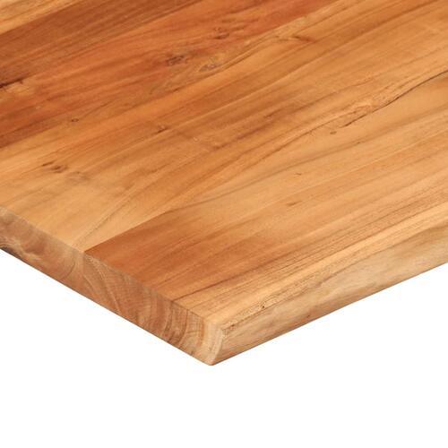 Skrivebordsplade 90x80x2,5 cm rektangulær massivt akacietræ