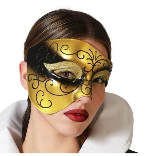 Maske Tvillingepakke Venetian Gylden