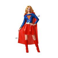 Kostume til voksne Blå Superhelt Dame M/L