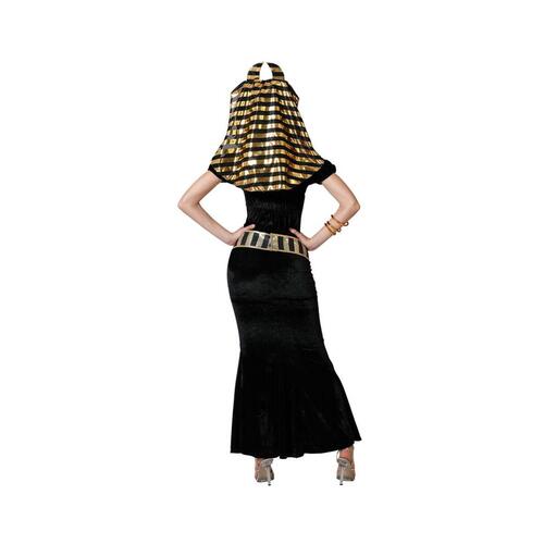 Kostume til voksne Sort Egyptisk kvinde (3 Dele) M/L