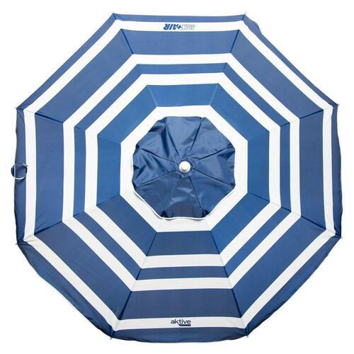 Parasol Aktive UV50 Ø 220 cm Polyester Aluminium 220 x 214,5 x 220 cm (6 enheder)