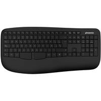 Trådløst tastatur Phoenix K201 Sort Spansk qwerty