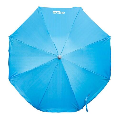 Parasol Aktive UV50 Ø 180 cm Blå Polyester Aluminium 180 x 187,5 x 180 cm (12 enheder)