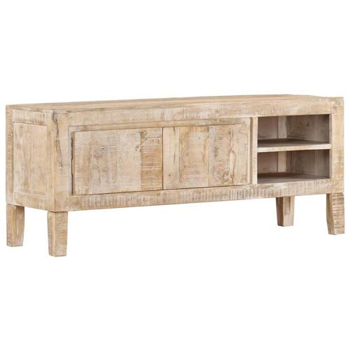 Tv-bord 110x35x46 cm massivt mangotræ