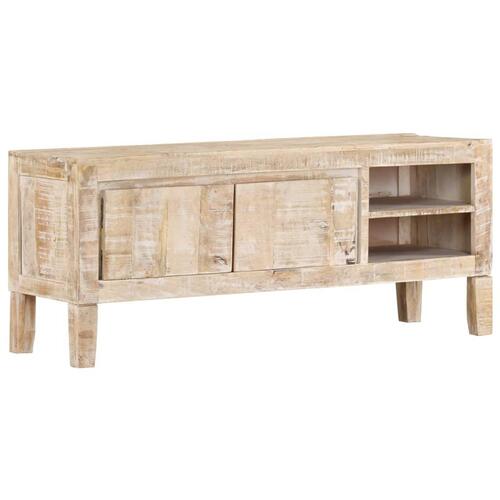 Tv-bord 110x35x46 cm massivt mangotræ