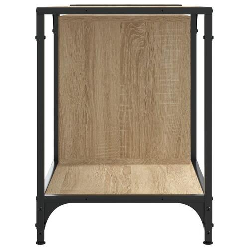 Tv-bord 153x37x50 cm konstrueret træ sonoma-eg