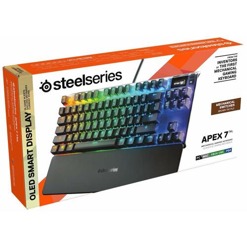 Gaming-tastatur SteelSeries APEX 7 TKL Spansk qwerty (OUTLET A+)
