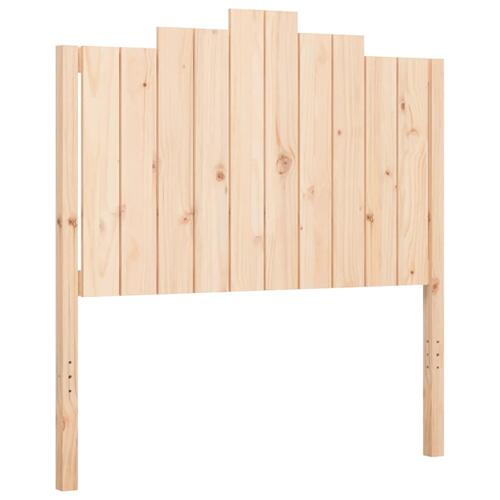 Sengeramme uden madras 100x200 cm massivt fyrretræ