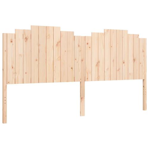 Sengeramme uden madras 200x200 cm massivt fyrretræ