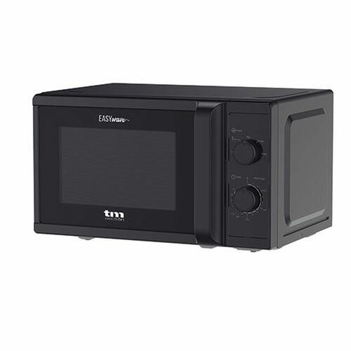 Mikrobølgeovn med Grill TM Electron Sort 700 W 20 L