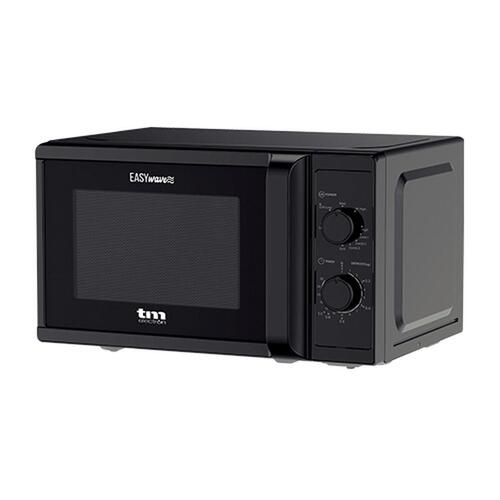 Mikrobølgeovn med Grill TM Electron Sort 700 W 20 L
