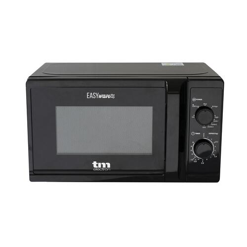 Mikrobølgeovn med Grill TM Electron Sort 700 W 20 L