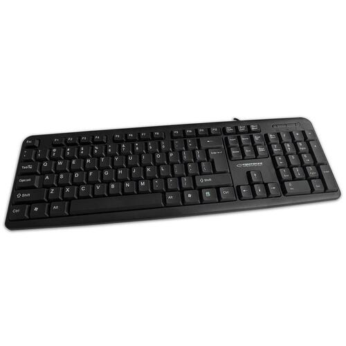 Tastatur Esperanza EK139 Sort Monochrome Polsk QWERTY