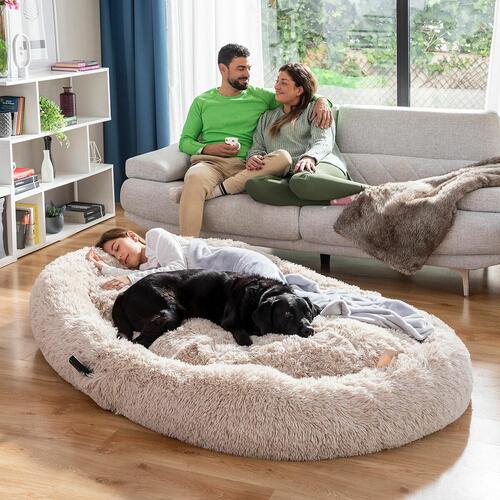 Hundeseng til mennesker - Human Dog Bed XXL Beige