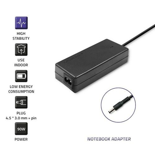 Laptop-oplader Qoltec 51516.90W 90 W
