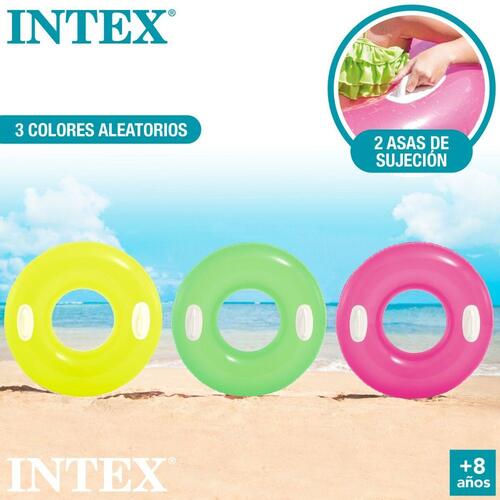 Oppustelig flydende donut Intex 76 x 15 x 76 cm (24 enheder)