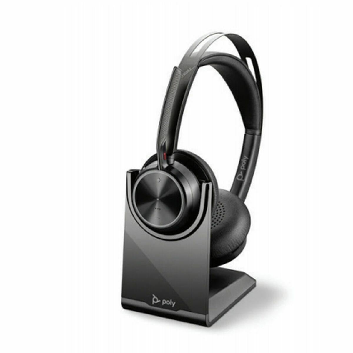 Hovedtelefoner Poly Voyager Focus 2 UC Sort