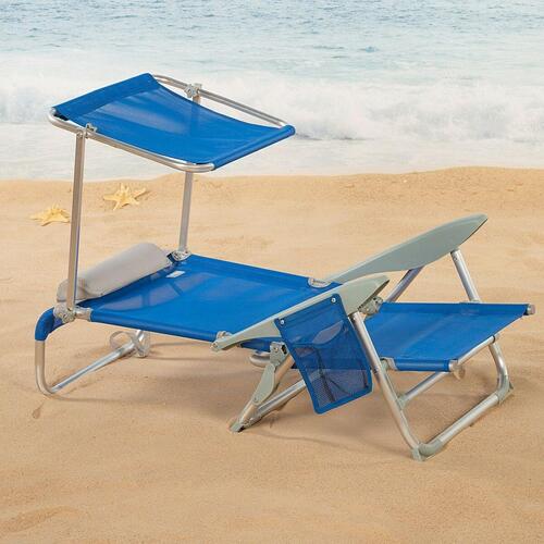 Strandstol Aktive Blå 47 x 67 x 43 cm (2 enheder)