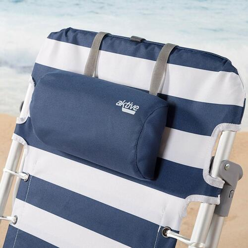 Strandstol Aktive Blå Hvid 50 x 76 x 45 cm (2 enheder)